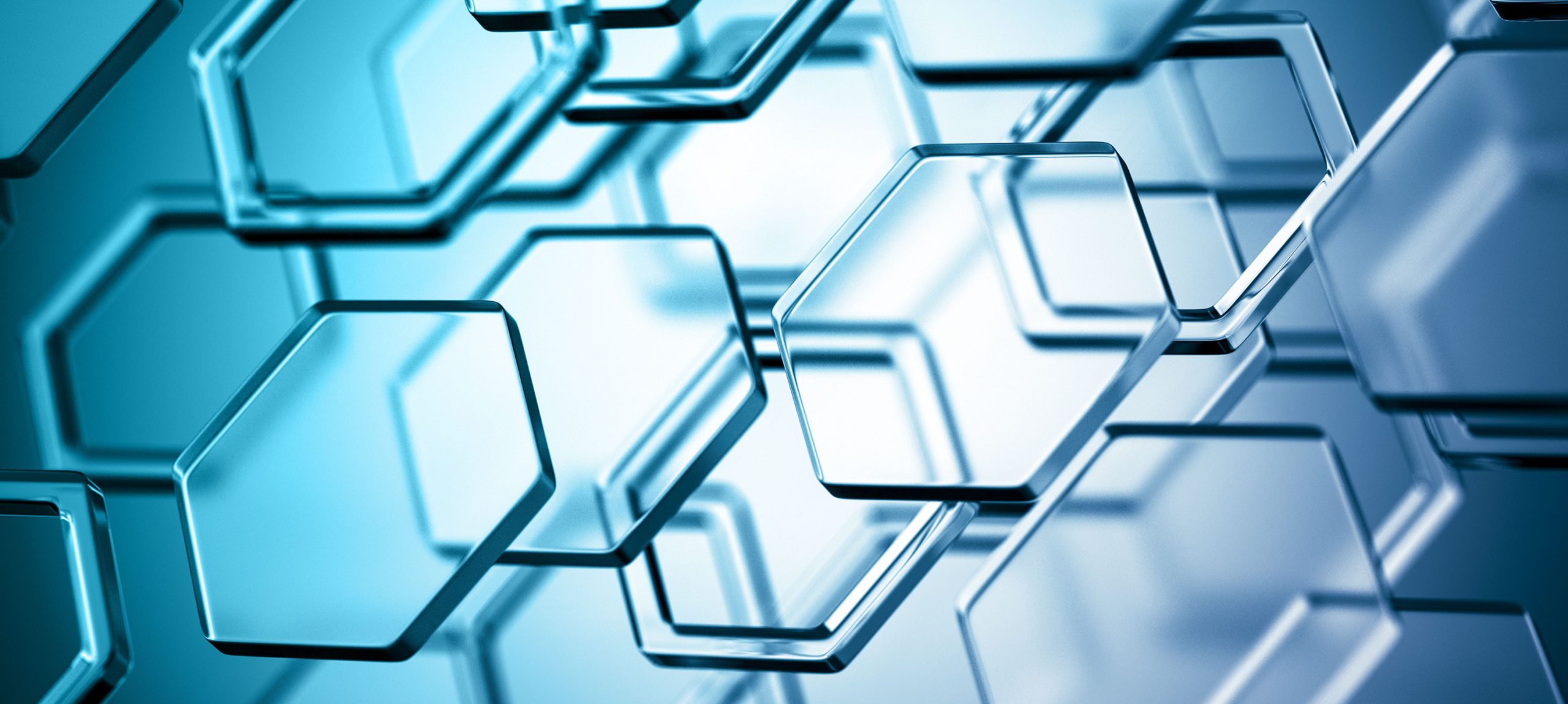 Abstract interconnected glass hexagons representing the six cultural shifts reshaping Thai brands, consumer behaviour and brand strategy in Southeast Asia.