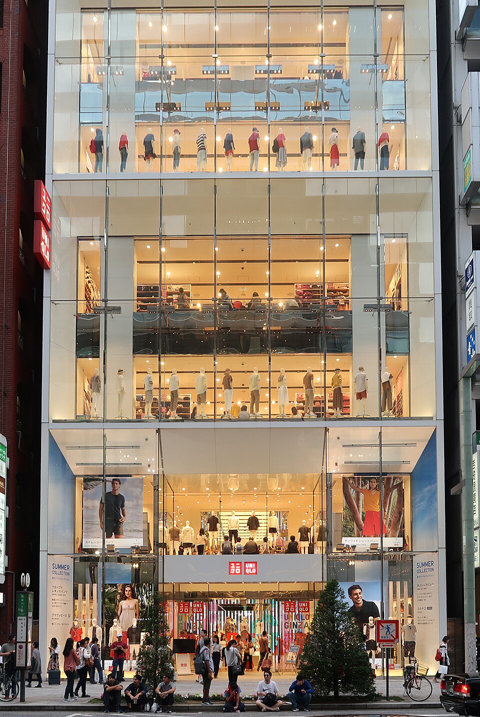 Uniqlo flagship store in Ginza, Japan